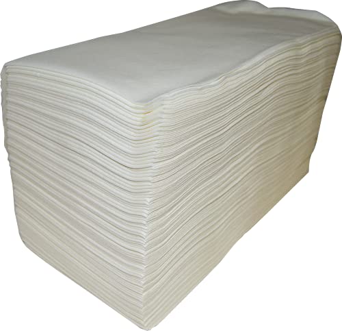 Serviettes en cellulose 40 x 80 cm essuie-mains jetables et drap de coiffure Onlissa lot 100