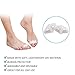 Toe Separator Gel Bunion Corrector Hammer Toe Straightener Professional Forefoot Cushions Toe Straightener Bunion Pads Relieve Hammer Toe Bunion Overlapping Toe Callus Blister for Men Women(5 Pair)