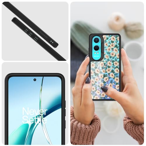 Image of KAPAVER Impulse Series Back Cover Case for OnePlus Nord CE 4 Lite (TPU+PC) (Floral Bloom)