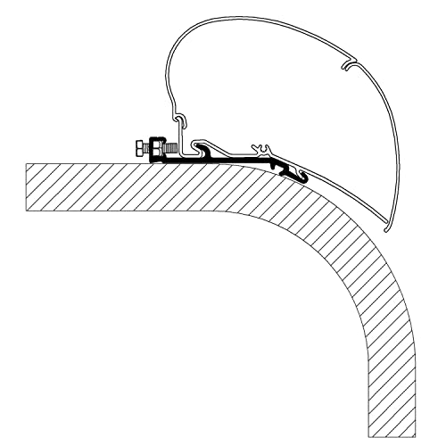 Thule Flach Adapter, Größe:350 cm