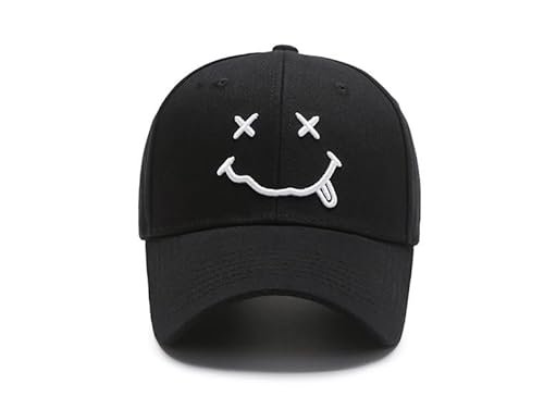 Boné Masculino Dad Hat Strapback Aba Curva Ajustavél (Preto-Carinha)