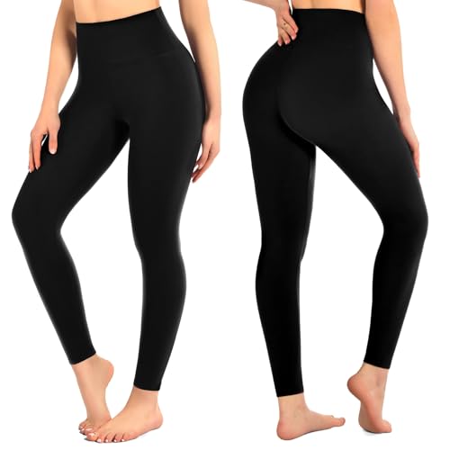Leafigure 3 Pack High Waisted Leggings for Women - image 4