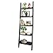 SoBuy® Estanterias librerias,Estanterias de diseño,Estantería de Pared,Negro,5 estantes, FRG17-SCH, ES