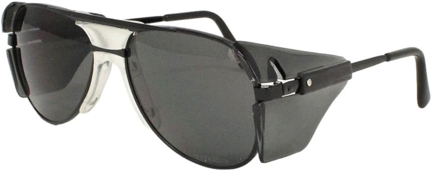 Miniatura 1 de TITUS G77 - Gafas de seguridad con montura de metal premium Aviator Z87+, Z87.1, protección lateral, para disparos de motocicleta, DOT ANSI CE