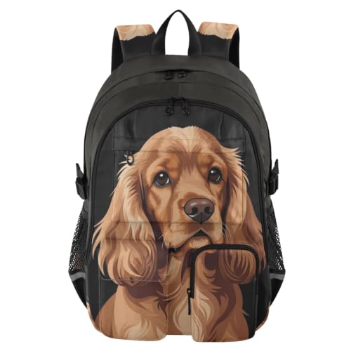Mochila de viaje grande Cocker Rouge Bolsa de trabajo de 17.5 pulgadas