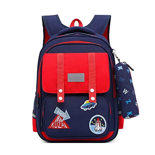 HYPPT Grundschulrucksäcke für Mädchen und Jungen 8-12 Jahre Schüler Taschen mit Federmäppchen wasserdicht Kindertaschen Rucksack Campus Reisetasche Sportrucksäcke-A Cover