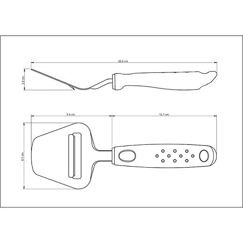 Plaina Para Queijo Tramontina Utilità Preto