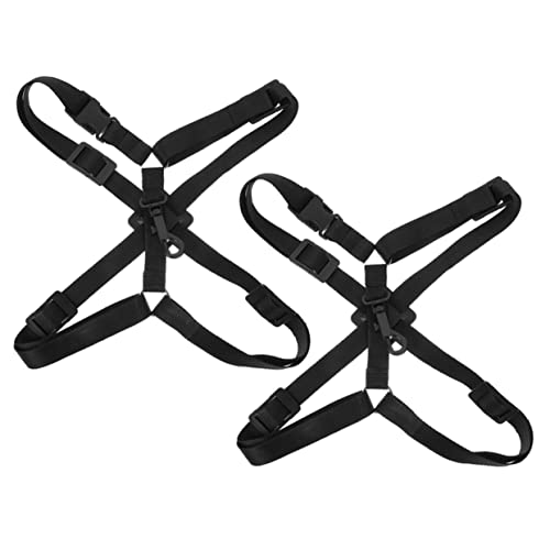 HANABASS 2pcs Adjustable Sax Harness Strap for Alto and Tenor Saxophone Comfortable Shoulder Strap Reduces Hand Pressure Durable Wear Resistant Material for Musicians