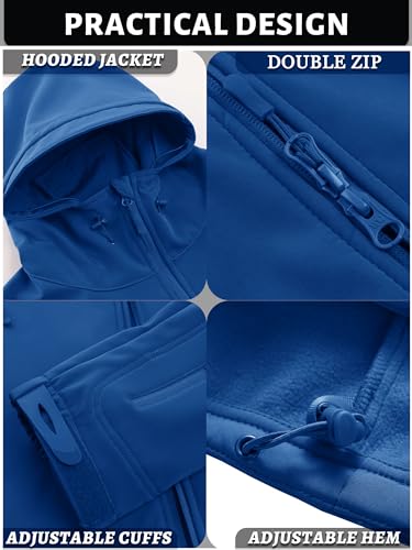Image of TACVASEN Men's Special Ops Military Tactical Soft Shell Jacket Coat