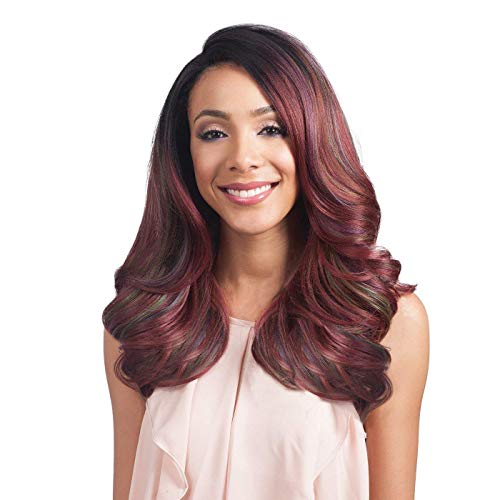 Bobbi Boss Premium Synthetic Swiss Lace Front Wig - MLF157 LAYLA LACE (1B Off Black)