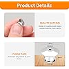 Amazon.com: Ceryvop 30 PCS Locking Pin Backs Locking Pin Keepers Clasp ...