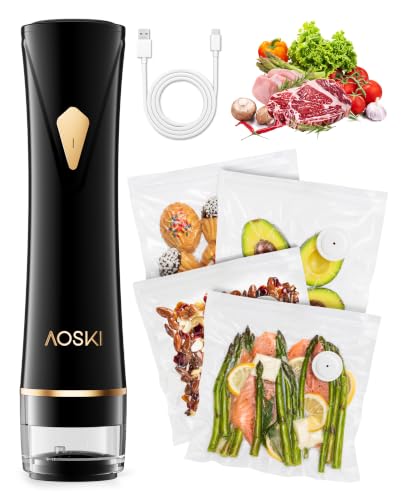 Handheld Vacuum Sealer for Food with Visible Liquid Tank