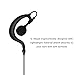 TWAYRDIO 2.5mm Listen Receive Only Earpiece G-Shape Walkie Talkie Headset Ear Piece Replacement for Harris Radio XL200 Lapel Mic, HYT Hytera SM26M1 SM26N2 SM26N4 Remote Speaker Microphone