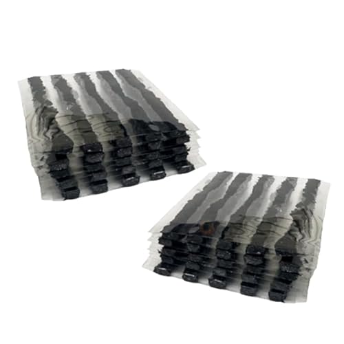 PHOENIX ストリングゴム 50本 黒 チューブレス タイヤ パンク 修理剤 タイヤパンク ラバースティック 車 バイク 自転車 ロードバイク 緊急用 非常用 携帯 補修