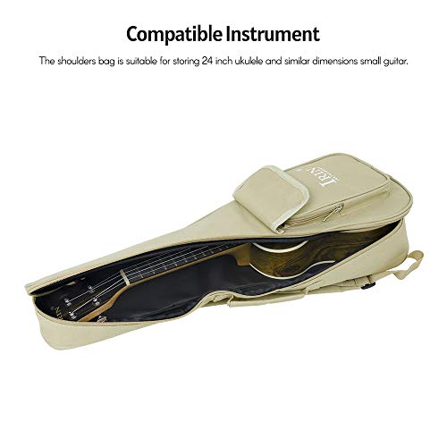 Mingzhe Bolsa de Ombros para Ukulele Bolsa de Algodão Engrossada Bolsa Impermeável Acolchoada para U