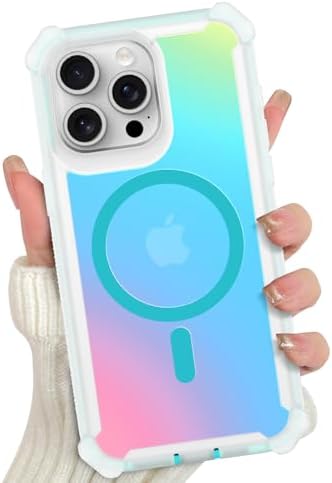 Amazon.com: pmxlfo Iridescent Case Designed for iPhone 15 Pro Max, Cute ...