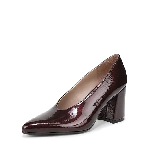 Naturalizer Women's Perry Pump, Wine Red Faux Leather, 8.5 Wide by Naturalizer - Used condition