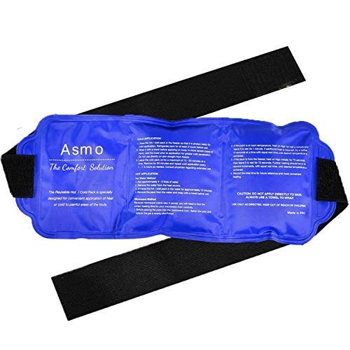 2in1 Reusable Ice Pack Strap Soft, Comfortable & Flexible Gel Ice