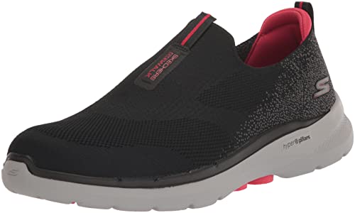 Skechers Men's Gowalk 6-Stretch Fit Slip-On Athletic Performance Walking Shoe, Black, 14 X-Wide