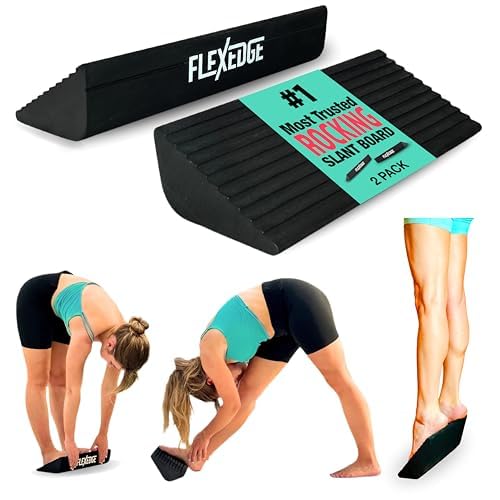 Calf Stretcher Slant Board and Squat Wedge 2PK Physical