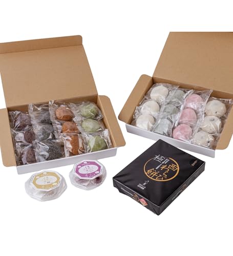 団平まるごとセット「極 西わらび餅・雪のようせい・大福・おはぎ」4点セット