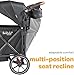 Larktale Caravan Quad Stroller, 4-Seater Kids Wagon, 214 lb Capacity, Byron Black