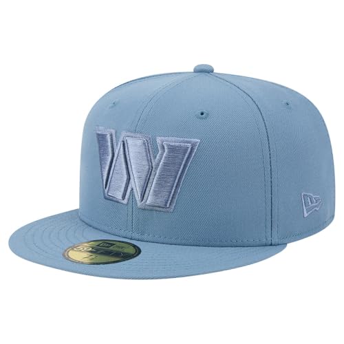 New Era Men's Blue Washington Commanders Color Pack 59FIFTY Fitted Hat