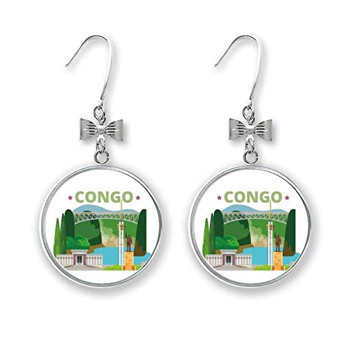 Boucles d'oreilles nœud Congo métal et céramique : le bijou léger qui ne fatigue pas vos lobes
