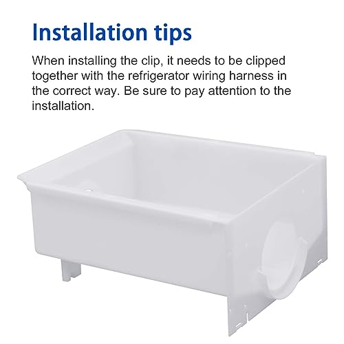 WPW10670845 ice Maker Replacement Parts Refrigerator Ice Container for Whirlpool, Kenmore, Maytag Refrigerator -Replaces 2196091, W10670845, 1115342, 1115372 by folosem - Image 4