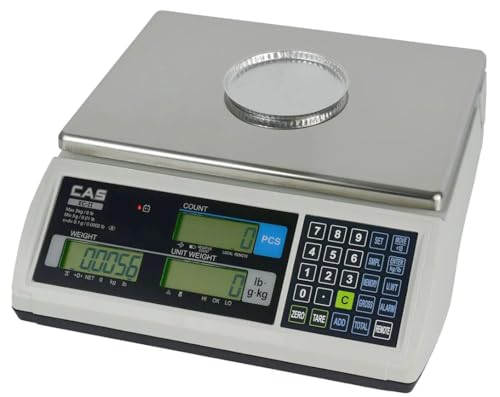 Báscula digital CAS EC2-60 para piezas pequeñas 60 lb miniatura 3