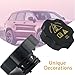 68442532AA Coolant Bottle Reservoir Cap for Jeep Chrysl Dodge Ram 2014-2021 Cherokee Ram 1500 2017-2021 Pacifica Compass 2016-2021 Durango Grand Cherokee Radiator Coolant Reservoir Recovery Cap