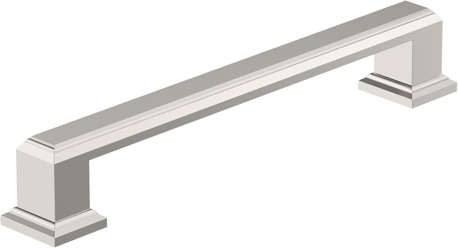Amerock BP36760PN | Appoint 5-1/16 inch (128mm) Center-to-Center Polished Nickel Cabinet Pull | Kitchen Cabinet Hardware | Furniture Hardware | Drawer Handle