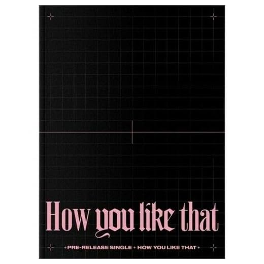 BlackPink 'How You Like That' Special Edition CD+1p Folded Poster On Pack+132p PhotoBook+1p Post+1p Polaroid+Message PhotoCard SET+Tracking Kpop Sealed