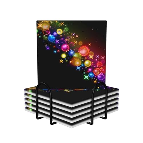Dessous de verre céramique résistant à la chaleur pour protéger table des rayures