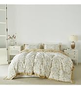 YuHeGuoJi Blue Waffle Weave Duvet Cover Queen Set – 100% Cotton 3-Piece, Zipper Closure With Corner Ties - View #10