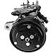 KERWATS Compressor with Clutch for Jeep for Liberty 2002-2005 12V Tangent Mount-Mounting Type 5.12-Pulley Distance(in) 6pc V6 3.7L-Engine 55037466AE 55037466AC SH0661