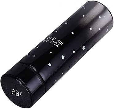 LED S cakl k G stergeli Ak ll  Su  i esi,  ay Demlik  i esi, Seyahat Kahve Kupas , 17 oz/500 ml Yal t ml  Su  i esi, S cak ve so uk i ecekler i in  i e
