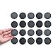 Stonehaven Miniatures 20PK - Blank Miniature Bases, 40mm Diameter - Designed for 28mm Scale Tabletop War Game Miniatures - Plastic, Black