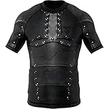 SMMASH Crusade Rashguard Junge Kampfsport Kurze, Kids Sport Longsleeve Atmungsaktiv und Leicht, Sportoberteile Kinder für MMA, Krav MAGA, Slim Fit Funktionsshirt, Hergestellt in der EU (XL)