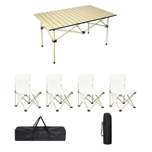 Table pliante de pique-nique avec chaises portables et sac de rangement