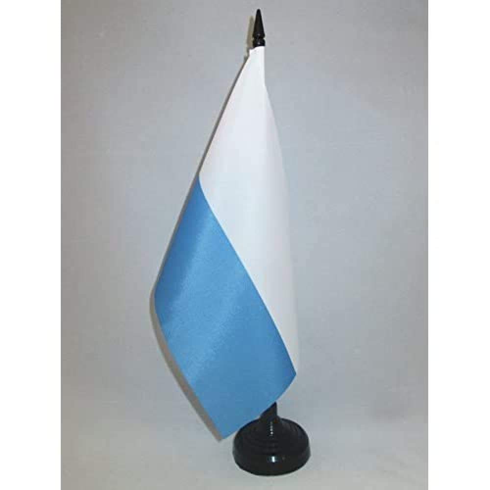 AZ FLAG San Marino without arms Table Flag 6x8 in Plastic Base