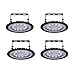 Produktbild UFO LED Industrielampe,XGZ 50W Industrial Kronleuchter LED Hallenleuchte,Kaltweiß 6000-6500K Hallenbeleuchtung Werkstattbeleuchtung (Kaltweiß, 4pcs)