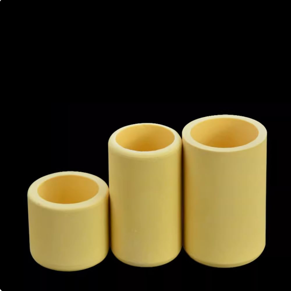 Oxide Zirconium Cylindrical/Rectangular Crucible, Resistant to High Temperature & Corrosion-Resistant 2300℃ Sintering Crucible (Φ30x48 mm)