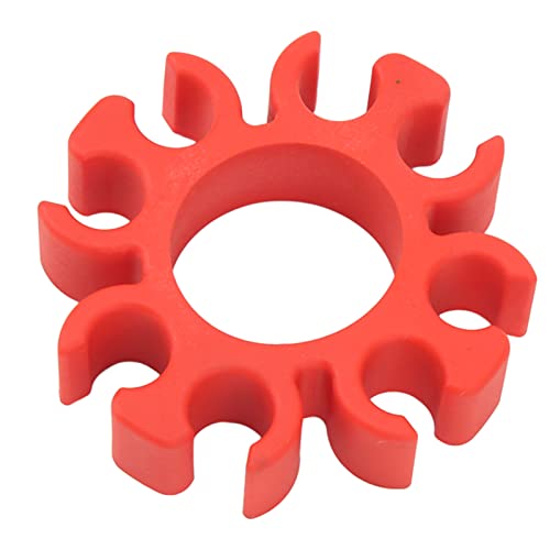 Clip portapaquetas de silicona rojo para batería miniatura 5