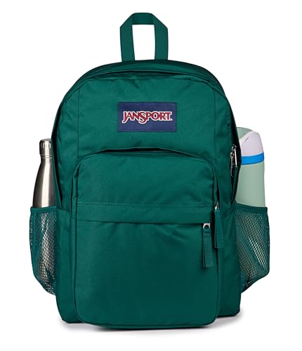 JanSport Big Day Pack Duży Plecak, Komora na Laptopa 15in, 43.5 x 19 x 32.5 cm, Deep Juniper, Wielokolorowy