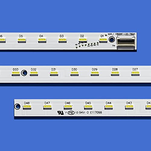 Barra de retroiluminación V390HK1-LS5-TREM4 de 48LED con disipación térmica para LE39A700K 4