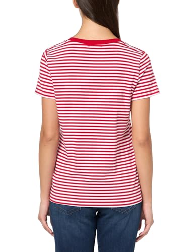 Image of Nautica Women's Solid V-Neck Short Sleeve T-Shirt Shirt