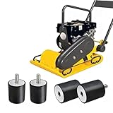 URPIZY 4 Stück Gummipuffer für Wacker Neuson Plattenverdichter WP1540, WP1550, VP1135, VP1340,...