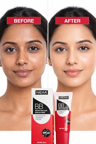 Image of NEXA Fairtone BB Cream - Instant Fair Look Makeup Finish, Foundation + Fairness Cream with SPF 15 (40 ml)