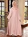 Girls Muslim Dress Chiffon Kaftan Maxi Dress Cardigan Robe Islamic Modest Hijab Dress for Girls with Pockets Prayer Abaya Dress Muslim Ramadan Prayer Clothes Kids Arabian Abaya Dress Pink 9-10y